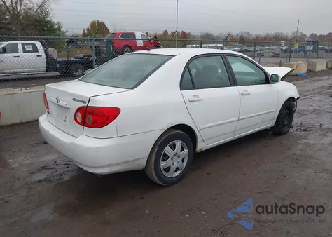 2005 Toyota Corolla Le из США, поврежденный, VIN 2T1BR32E05C493118